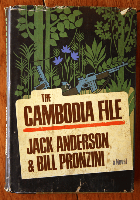 The Cambodia File by Jack Anderson & Bill Pronzini 1981 1st First Edition HC/DJ