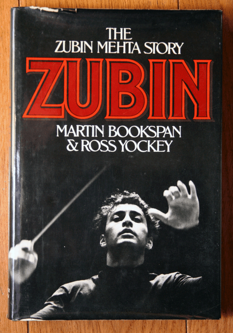 The Zubin Mehta Story by Martin Bookspan & Ross Yockey 1978 1st Edition HC/DJ