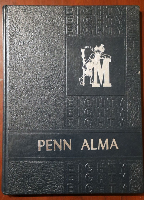 PENN ALMA 1980 Mount Penn High School ANTIETAM Yearbook Reading PA Pennsylvania