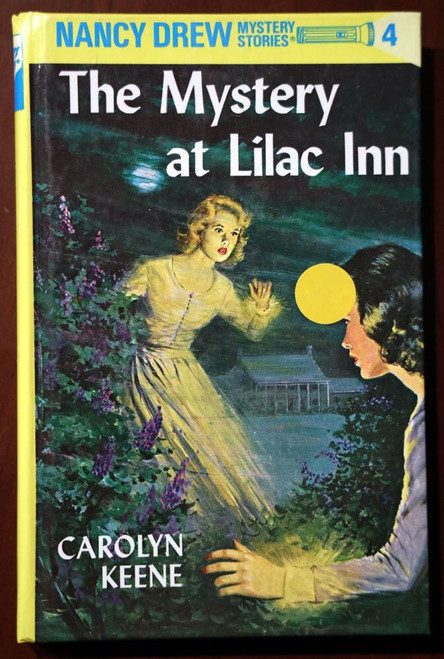 Mystery at Lilac Inn by Carolyn Keene 1997 NANCY DREW MYSTERY #4 Glossy Yellow
