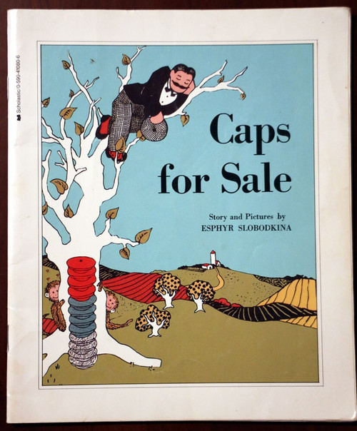 Caps for Sale by Esphyr Slobodkina Vintage 1968 Scholastic Paperback