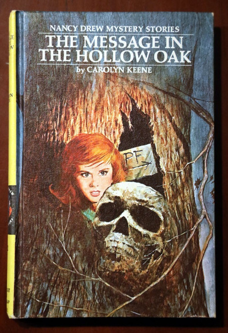 Message in the Hollow Oak by Carolyn Keene #12 Nancy Drew 1972 Yellow Hardcover
