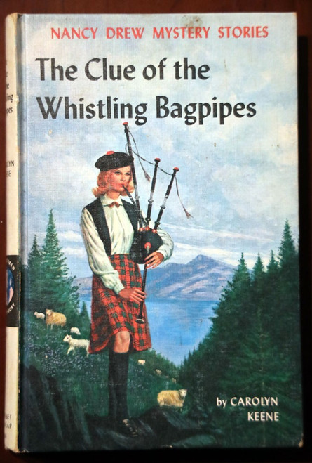 Clue of the Whistling Bagpipes #41 Carolyn Keene 1st Nancy Drew 1964 Hardcover