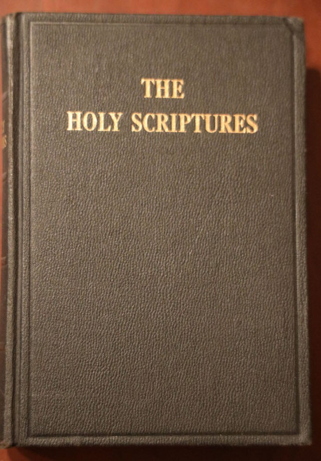 Holy Scriptures According to Masoretic Text 1957 HC Jewish Publication Society