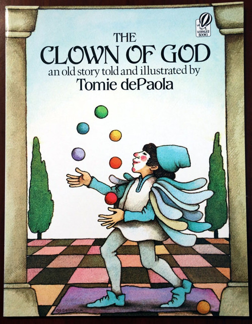 THE CLOWN OF GOD by Tomie dePaola 1978 Trade Paperback Voyager Books