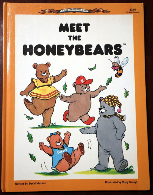 MEET THE HONEYBEARS by David Vincent & Mary Szonyi 1985 Modern Picture Book