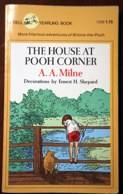 The House at Pooh Corner by A.A. Milne 1981 Dell Paperback Winnie-the-Pooh