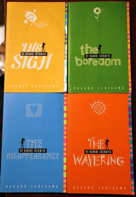 HARUHI SUZUMIYA Japanese Light Novels by NAGARU TANIGAWA Sigh/Boredom/Wavering +