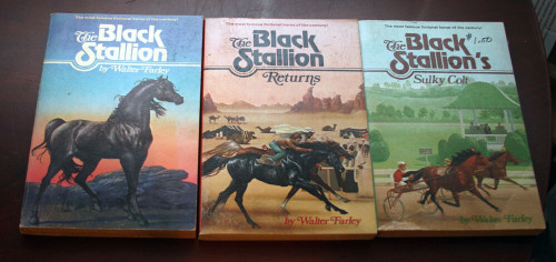 THE BLACK STALLION, Returns, Sulky Colt 3 Paperback Books by Walter Farley