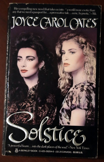 Solstice by Joyce Carol Oates 1986 Vintage Paperback Thriller Novel Pennsylvania