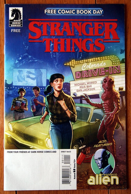 STRANGER THINGS Dark Horse Comics "Free Comic Book Day" 2022 FCBD Resident Alien
