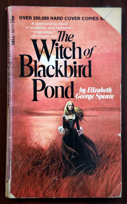 THE WITCH AT BLACKBIRD POND Elizabeth George Speare 1973 Vintage DELL Paperback