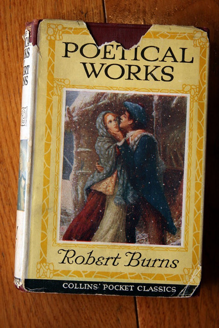 Poetical Works of ROBERT BURNS HC/DJ Collins Lotus Library #164 Pocket Classics
