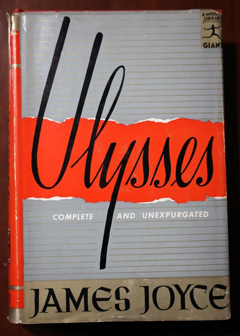 ULYSSES by James Joyce 1946 Modern Library Giant G52 Vintage Book HC/DJ Jacket