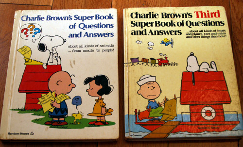 Charlie Brown's Super Book of Questions & Answers 1976 + Third (1978) PEANUTS