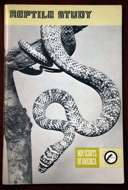 REPTILE STUDY Boy Scouts of America 1972 / 1977 BSA Manual Vintage Scouting Book