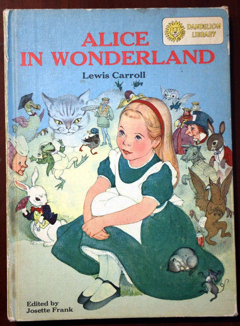 Alice in Wonderland / Peter Pan - Dandelion Library 1957 Josette Frank VINTAGE