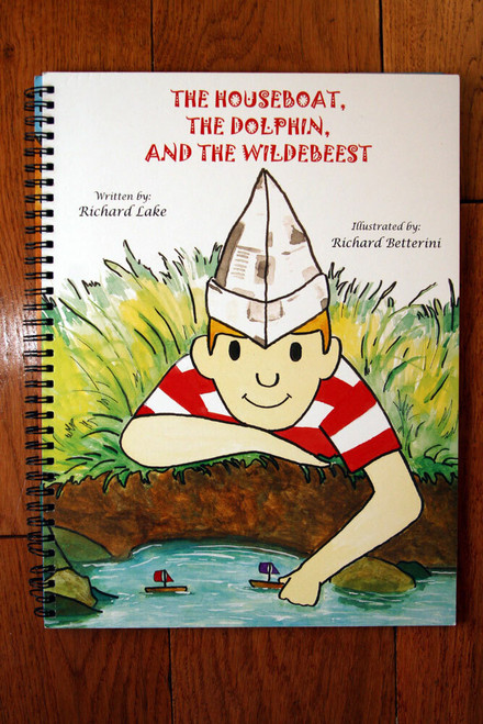 THE HOUSEBOAT, THE DOLPHIN, AND THE WILDEBEEST by Richard Lake SIGNED