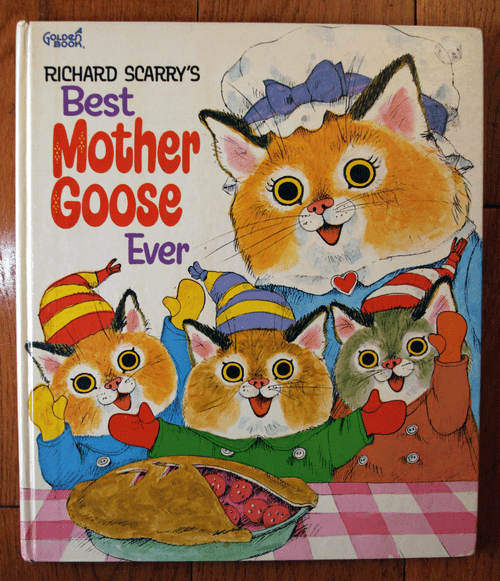 Richard Scarry's BEST MOTHER GOOSE EVER 1970 Vintage Golden Book Oversized HC