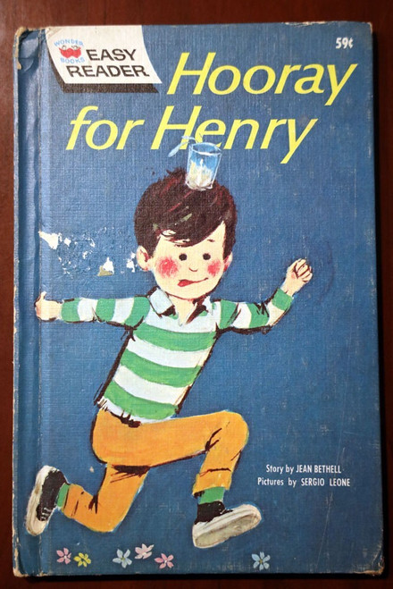 HOORAY FOR HENRY by Jean Bethell & Sergio Leone 1966 Vintage Easy Reader #5943