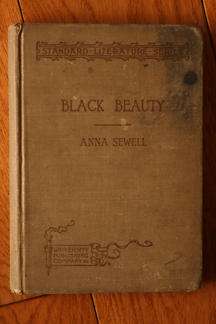 BLACK BEAUTY by Anna Sewell c. 1898 Standard Literature Series Edward R. Shaw