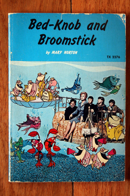 Bed-Knob and Broomstick by Mary Norton 1972 1st Printing Scholastic Paperback