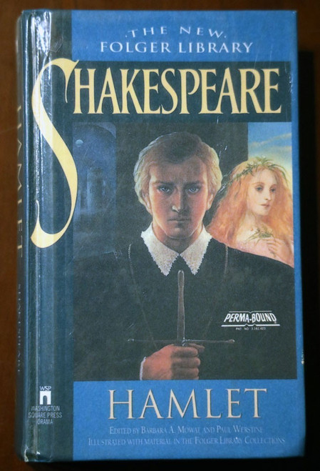 HAMLET by William Shakespeare PERMA-BOUND Hardcover 1992 WSP FOLGER LIBRARY