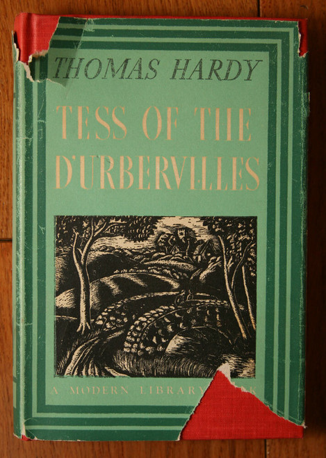 TESS OF THE D'URBERVILLES by Thomas Hardy #72 Modern Library HC/DJ 1919 Vintage