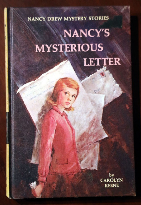 Nancy's Mysterious Letter by Carolyn Keene NANCY DREW MYSTERY #8 Yellow HC 1968