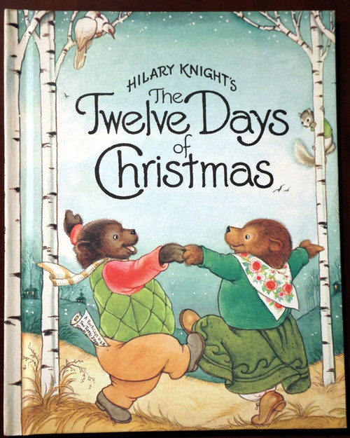 HILARY KNIGHT'S The Twelve Days of Christmas - Weekly Reader Hardcover Book 1981