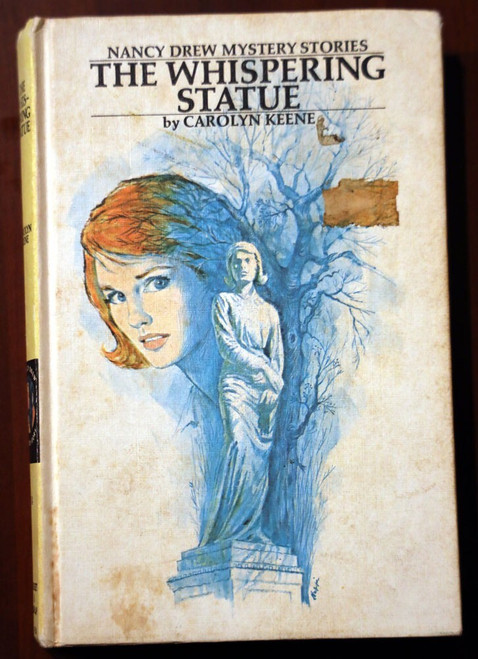 NANCY DREW The Whispering Statue #14 by Carolyn Keene 1961 Yellow Hardcover