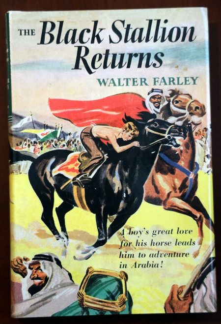 The Black Stallion Returns by Walter Farley HC/DJ Random House c. 1945 Vintage
