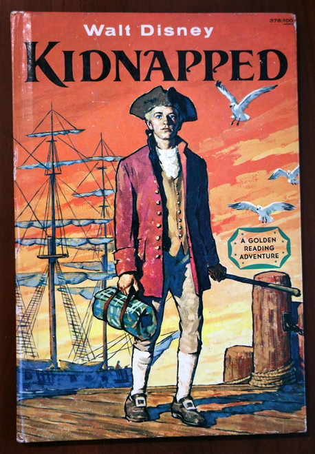 Walt Disney KIDNAPPED by R.L. Stevenson 1960 Golden Press Illustrated Al Schmidt