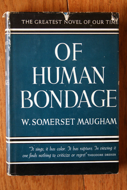Of Human Bondage by W. Somerset Maugham 1936 HC/DJ BCE Doubleday Vintage Book