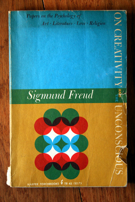 On Creativity and the Unconscious by SIGMUND FREUD 1958 Psychology HARPER TB 45