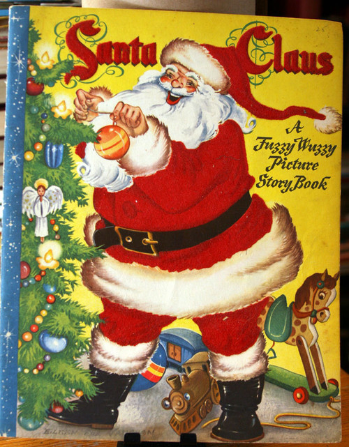 Santa Claus: A Fuzzy Wuzzy Picture Story Book 1947 Whitman Eileen Fox Vaughan