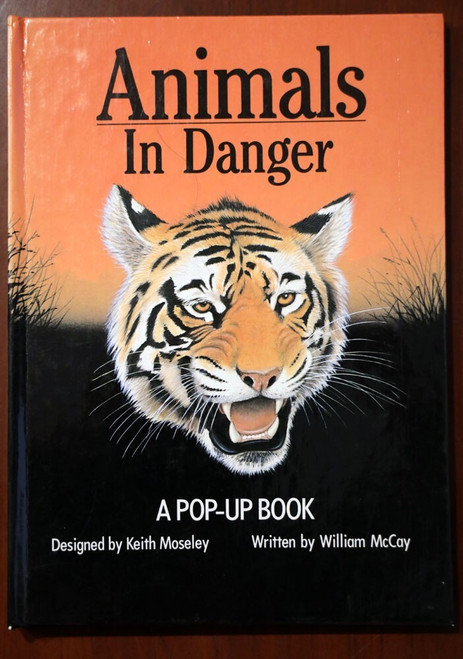 Animals in Danger : A Pop-Up Book by Keith Moseley & William McCay 1990 Aladdin