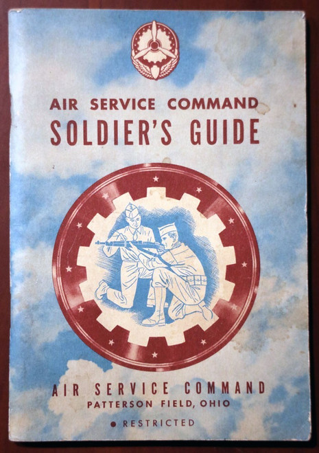 Air Service Command Soldier's Guide Patterson Field OH 1944 Military/War USAAF