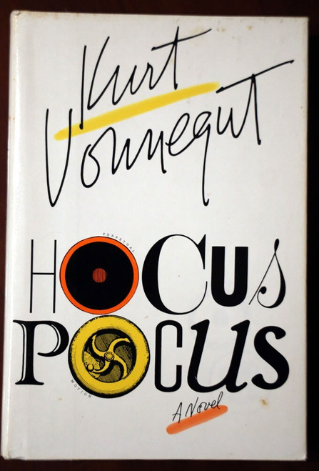 HOCUS POCUS by Kurt Vonnegut 1990 HC/DJ BOMC Vintage Novel