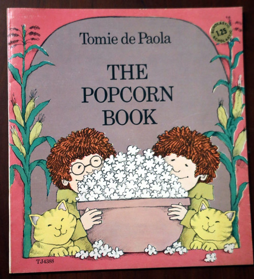 The Popcorn Book by Tomie de Paola 1978 Vintage Scholastic Paperback VG+