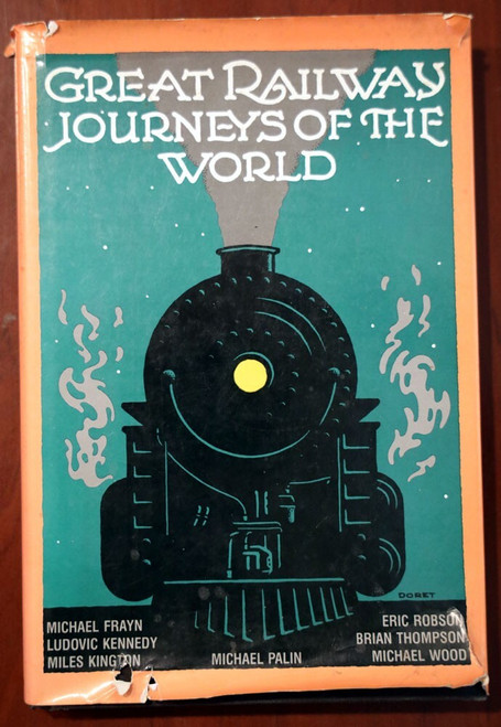 Great Railway Journeys of the World 1982 HC/DJ America/Australia/Europe/India +