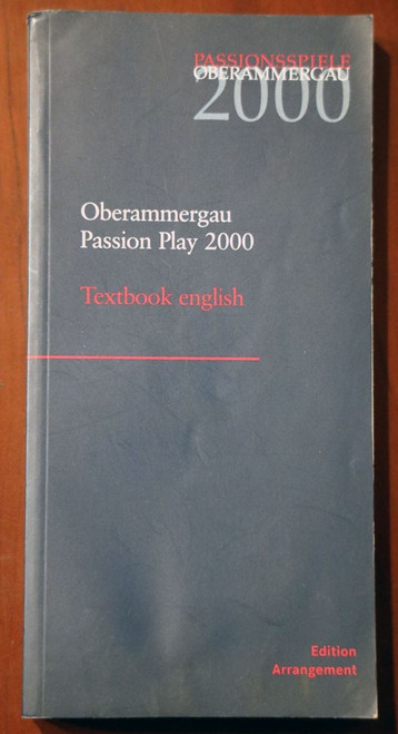 Oberammergau Passion Play 2000 Textbook English/German-Deutsch Souvenir Book