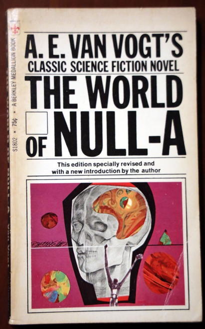 The World of NULL-A by A.E. Van Vogt 1970 Vintage Sci-Fi Paperback VG+ Berkley