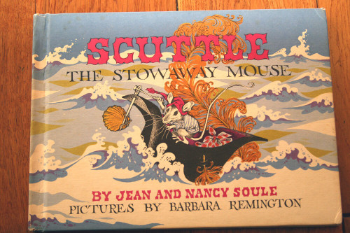 SCUTTLE: The Stowaway Mouse by Jean & Nancy Soule 1969 Parents' Magazine Press