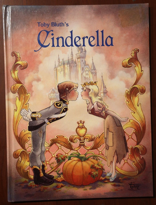 Tony Bluth's CINDERELLA IDEALS Vintage Hardcover Book CHARLES PERRAULT 1986