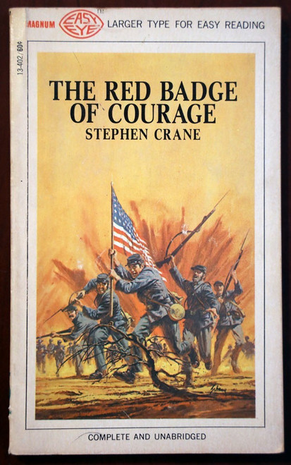 The Red Badge of Courage by Stephen Crane 1967 Magnum Easy Eye Vintage Paperback