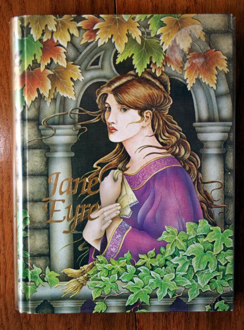 JANE EYRE by Charlotte Bronte 1990 Illustrated Junior Library Clear Dust Jacket