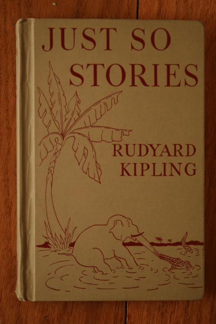 JUST SO STORIES by Rudyard Kipling 1935 School Edition Doubleday, Doran & Co.