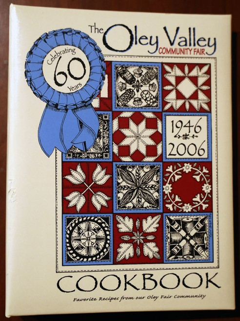 Oley Valley Community Fair 60th Anniversary Cookbook 3-Ring Binder PA 1946-2006