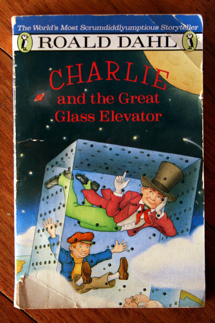 Charlie and the Great Glass Elevator by Roald Dahl 1972 Puffin Books Paperback
